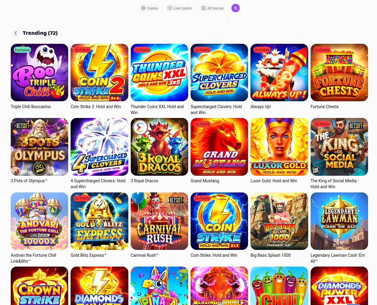 Uvítací bonus Nomini casino – 100% bonus a 200 free spinů